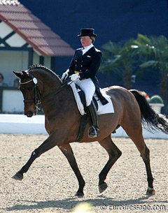 Miriam Henschke on Famous Boy (by Feiner Stern x Landadel)