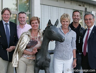 The 2009 FEI Dressage Task Force, consisting of Frank Kemperman, Richard Davison, Elisabeth Max-Theurer, Kathrina Wust, Robert Dover and Alain Francqueville :: Photo © Astrid Appels