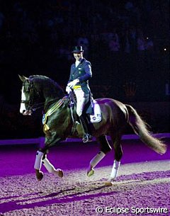 Jan Brink on Bjorsells Briar was honoured as Las Vegas was the first of many retirement ceremonies that took place for the end of Briar's competition career