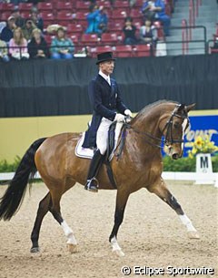 Jan Ebeling and Rafalca in the Grand Prix. He decided not to compete in the Grand Prix Kur.