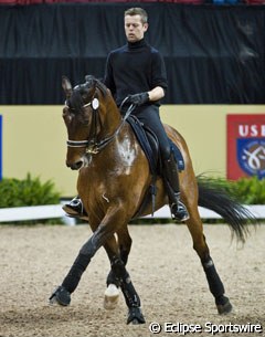 Polish Michal Rapcewicz and Polish warmblood Randon. They are the Central European League representatives at the Finals