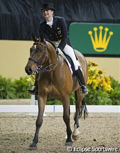 Isabell Werth finished second in the 2009 World Cup Finals