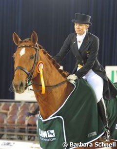 Nadine Capellmann and Elvis VA win the 2009 CDN Munster :: Photo © Barbara Schnell