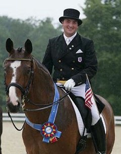 Brian Hafner at the 2009 North American Young Riders Championships :: Photo © Mary Phelps