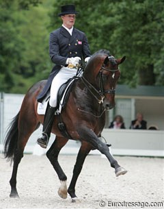 Sune Hansen and Blue Hors Rush Hour slotted in third. This horse has a super trot: engaged and with lovely shoulder freedom