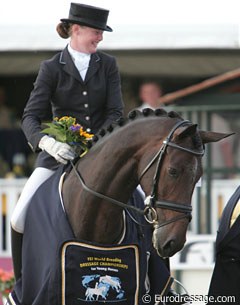 Maria Louise Andersen and Karina Lihmskov win the consolation finals in Verden :: Photo © Astrid Appels