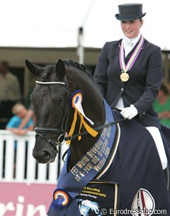Emmelie Scholtens and Westpoint win the 2009 World Championships for Young Dressage Horses :: Photo © Astrid Appels