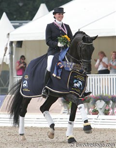 Emmelie Scholtens and Westpoint, 2009 Young Horse World Champions :: Photo © Astrid Appels