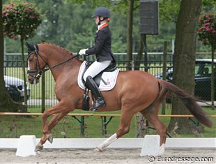 Antoinette te Riele and Danny Boy B at the 2009 CDI-P Weert :: Photo © Astrid Appels