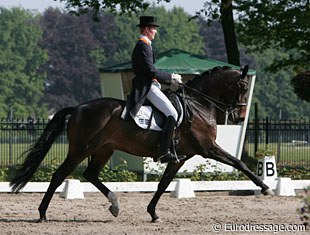 Diederik van Silfhout and Ruby at the 2009 CDI-YR Weert :: Photo © Astrid Appels