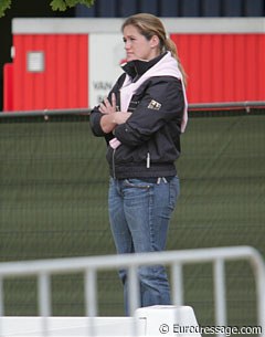 It was disappointing that only one German rider competed in Weert. Pictured is Ellen Schulten Baumer who came over to train her student Ann Kristin Dornbracht