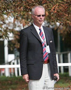 FEI Dressage Director Trond Asmyr keeping an eye on things