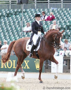 Ellen Schulten-Baumer and Donatha S took an early lead in the Grand Prix Special at the 2009 European Championships :: Photo © Astrid Appels