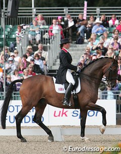 Maria Eilberg and Two Sox at the 2009 European Championships :: Photo © Astrid Appels