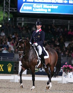 Carl Hester on Liebling II