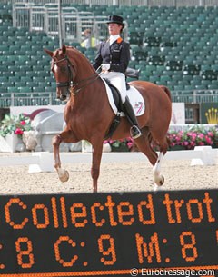 Big scores in the Grand Prix for Adelinde Cornelissen and Parzival