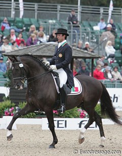 Daniel Pinto and Galopin de la Font at the 2009 European Championships :: Photo (c) Astrid Appels