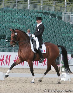 Philippe Siat with Tarski van de Zuuthoeve (by Weltmeyer II x Glorieux)