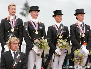 The Dutch team wins team gold at the 2009 European Championships with a historic record score :: Photo © Astrid Appels