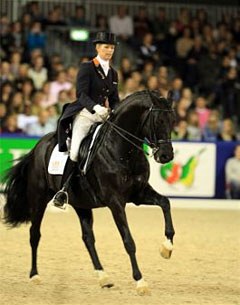 Anky van Grunsven and Painted Black at the 2009 CDI-W Amsterdam