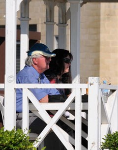 American judge Axel Steiner at the 2009 Australian Dressage Championships