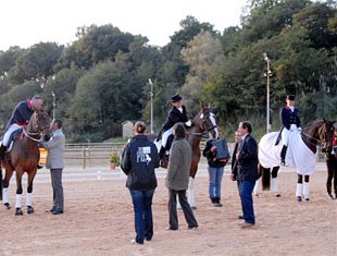 Award ceremony at the 2009 CDI Biarritz