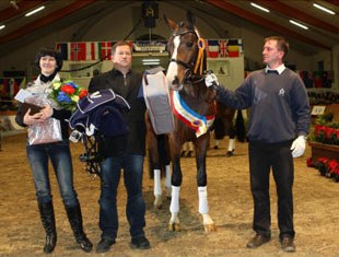 Skydiver (by Sancisco x Wind Dance) became the 2009 Mecklenburg Licensing Champion in Redefin