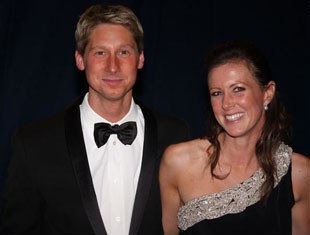 Patrik Kittel and his fiancee Lyndal Oatley :: Photo © Anki Yngve