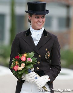 Julie de Deken wins the Under 25-tour at the 2010 CDIO Aachen