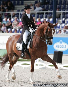 Julie de Deken and Fazzino in their Grand Prix test