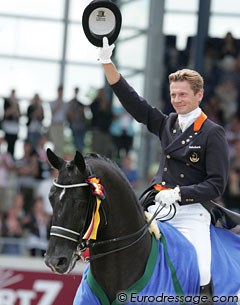 Edward Gal and Totilas win the Special in Aachen with a new world record score :: Photo © Astrid Appels