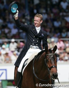 Brett Parbery waves to the Aachen crowds