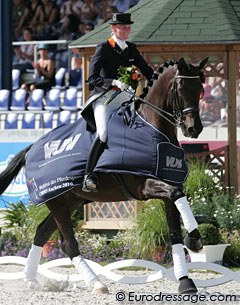 Imke Schellekens-Bartels and Toots win the Prix St Georges :: Photo © Astrid Appels