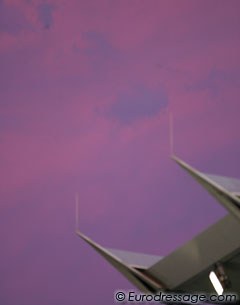 After the storm the sky was filled with the most beautiful colours. An amazing sunset took place