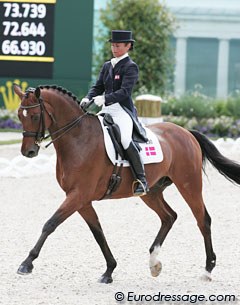 Anne Troensegaard on Seduc at the 2010 CDIO Aachen :: Photo © Astrid Appels