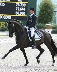 Stefan van Ingelgem and Withney at the 2010 CDIO Aachen