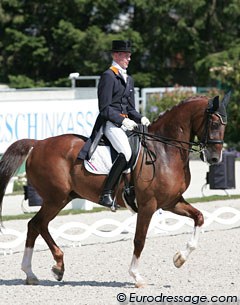 Diederik van Silfhout on Popeye, which is a full brother to Alex van Silfhout's Grand Prix horse Nimbly (by Havel x Dillenburg)