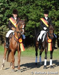 The Schürman sisters both won gold, Johanna with a jumping pony, Charlott-Maria with two dressage ponies