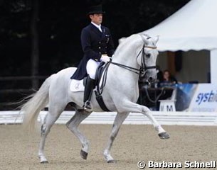 Spanish leading rider at the moment, Juan Manuel Munoz Diaz on Fuego