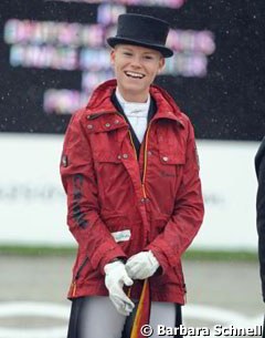 Annabel Frenzen was very happy with her silver medal