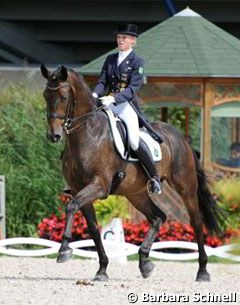 Annabel Frenzen and her powerful Cristobal became reserve Young Riders Champions