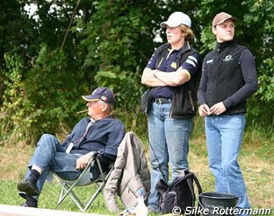 Hans Max coaches his daughter Victoria Max-Theurer