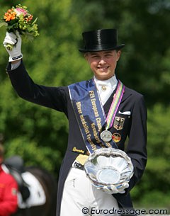 Sanneke Rothenberger with her second silver medal