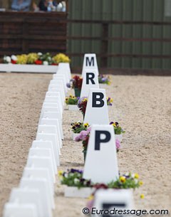 The arena letters at Bishop Burton :: Photo © Astrid Appels