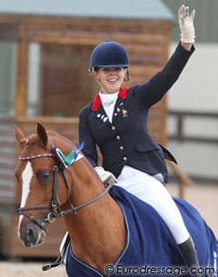 Victoria Boree and Doppelspiel win the Consolation Finals :: Photo © Astrid Appels