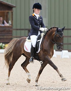 Suzanne van de Ven and Majos Cannon at the 2010 European Pony Championships :: Photo © Astrid Appels