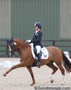 British Erin Williams and Danny Boy B slotted in 13th in the Kur at the 2010 European Pony Championships :: Photo © Astrid Appels