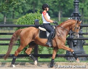 Russian Maria Egay on the gorgeous Don registered Golden Fire