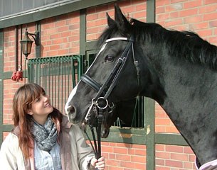 Dominique Tardin and the Hanoverian stallion Danzas (by De Niro x Weltmeyer)