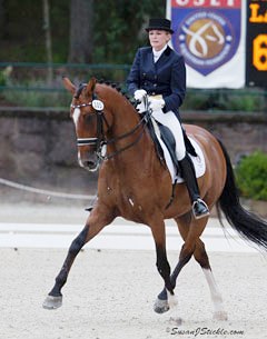 Kayce Redmond and Latino win the 2010 Brentina Cup :: Photo © Sue Stickle